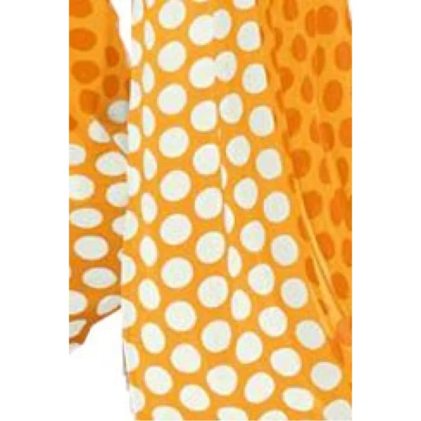 Womens Geogrette Saree with Women>Ethnic Wear>Blouse Digital Printed Saree (Yellow, 6.25 Mtr) - Image 3