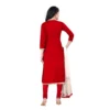 Women's Cotton Unstitched Salwar-Suit Material With Dupatta (Red, 2-2.5mtrs) - Image 2