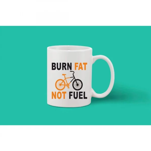 Printed Ceramic Coffee Mug - 1 Pieces, White, 11oz - Image 2