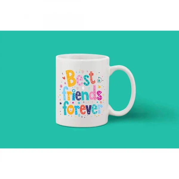 Printed Ceramic Coffee Mug - 1 Pieces, White, 11oz - Image 2