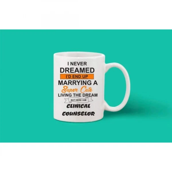 Printed Ceramic Coffee Mug - 1 Pieces, White, 11oz - Image 2