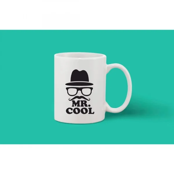 Printed Ceramic Coffee Mug - 1 Pieces, White, 11oz - Image 2