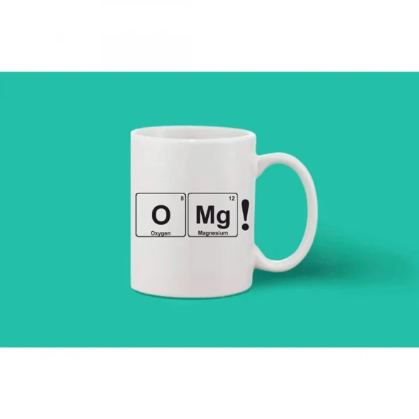 Printed Ceramic Coffee Mug - 1 Pieces, White, 11oz - Image 2
