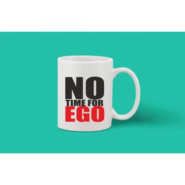 Printed Ceramic Coffee Mug - 1 Pieces, White, 11oz - Image 2