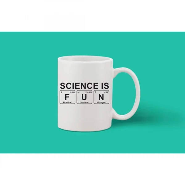 Printed Ceramic Coffee Mug - 1 Pieces, White, 11oz - Image 2