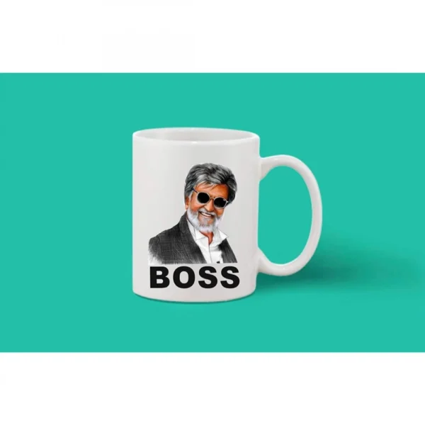 Printed Ceramic Coffee Mug - 1 Pieces, White, 11oz - Image 2