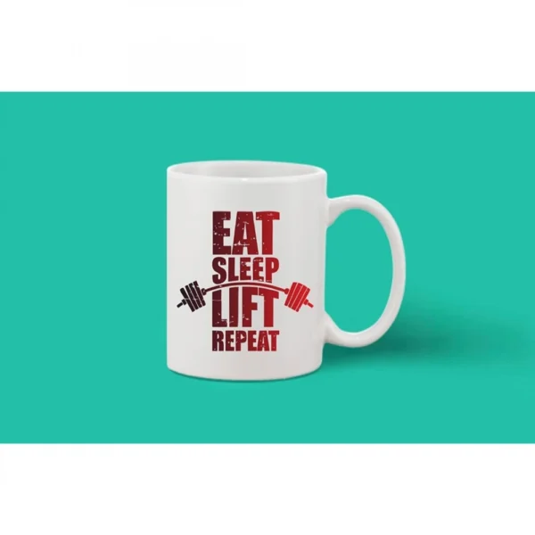 Printed Ceramic Coffee Mug - 1 Pieces, White, 11oz - Image 2