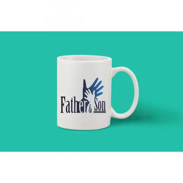 Printed Ceramic Coffee Mug - 1 Pieces, White, 11oz - Image 2
