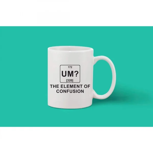 Printed Ceramic Coffee Mug - 1 Pieces, White, 11oz - Image 2