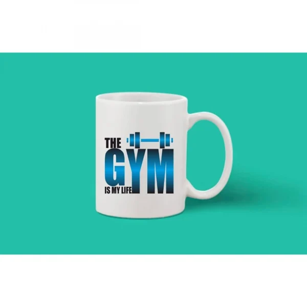 Printed Ceramic Coffee Mug - 1 Pieces, White, 11oz - Image 2