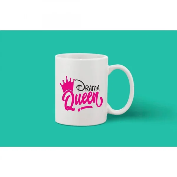 Printed Ceramic Coffee Mug - 1 Pieces, White, 11oz - Image 2
