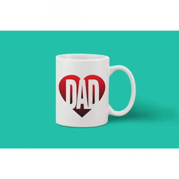 Printed Ceramic Coffee Mug - 1 Pieces, White, 11oz - Image 2