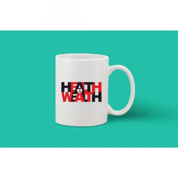 Printed Ceramic Coffee Mug - 1 Pieces, White, 11oz - Image 2