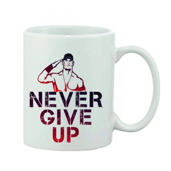 Printed Ceramic Coffee Mug - 1 Pieces, White, 11oz