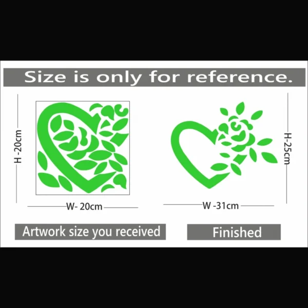 Green Decorative Radium Wall Sticker - Image 2