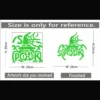 Green Decorative Radium Wall Sticker - Image 2