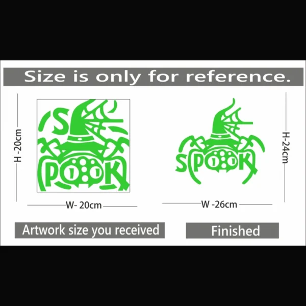 Green Decorative Radium Wall Sticker - Image 2