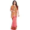 Women's Kota Doria Cotton Woven Butta Saree With Women>Ethnic Wear>Blouse (Pink, 5-6 Mtrs) - Image 4