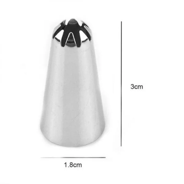 Pack Of 2_(12 Pieces Set)_Cake Decorating Nozzle (Color: Assorted) - Image 3