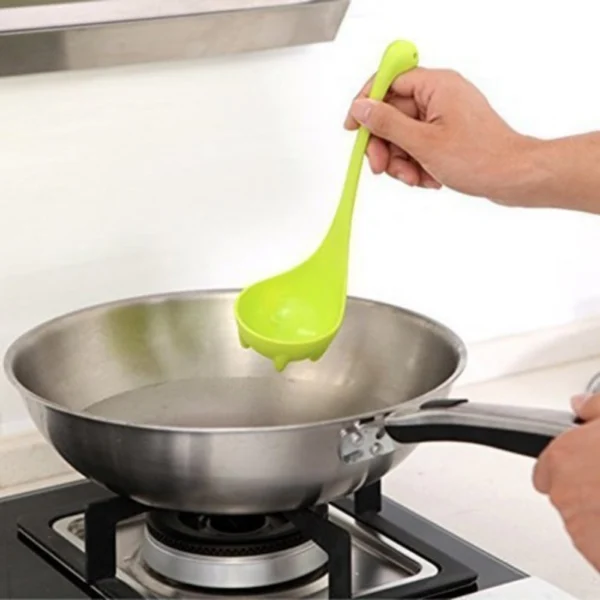 Pack Of_2 Nessie Ladle Dinosaur Long Handle Soup Spoons (Color:Assorted) - Image 5