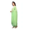 Women's Cotton Silk Strips Printed Dupatta (Parrot Green, Length:2-2.4 mtr) - Image 4
