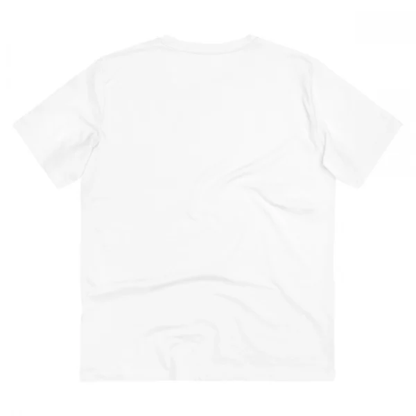 Men's PC Cotton Brahman Printed T Shirt (Color: White, Thread Count: 180GSM) - Image 2