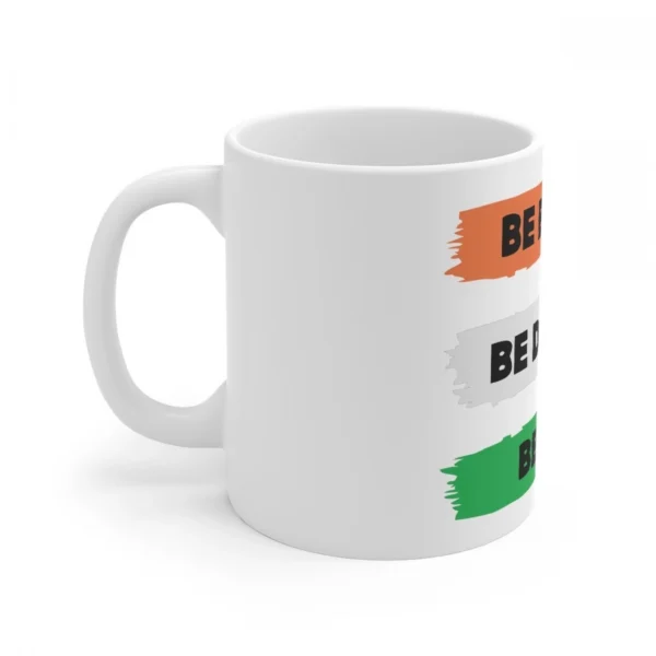 Ceramic Be Brave Be Daring Be You Printed Coffee Mug (Color: White, Capacity:330ml) - Image 5