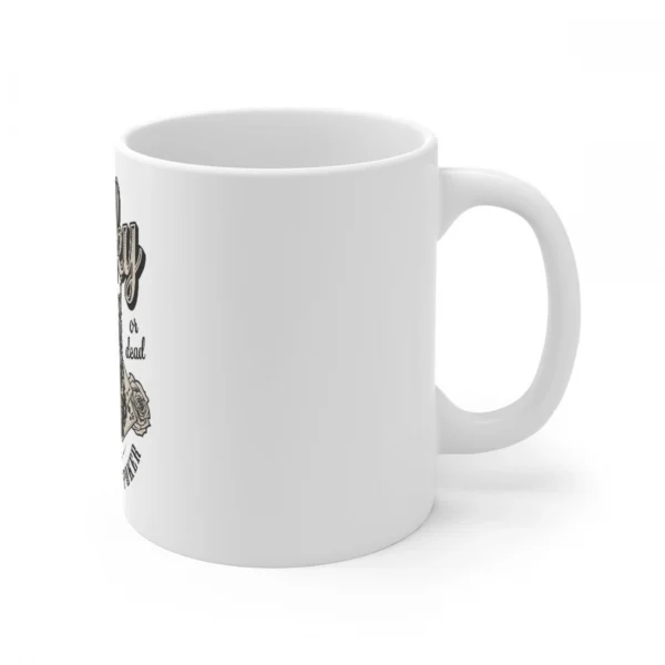 Ceramic Gorila Desing Printed Coffee Mug (Color: White, Capacity:330ml) - Image 4