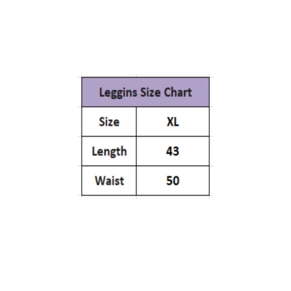 Women's Cotton Leggings (Color:Sky Blue) - Image 2