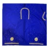 Women's Cotton Silk Self Design Unstitched Blouse Piece (Blue, 80-100 cm)