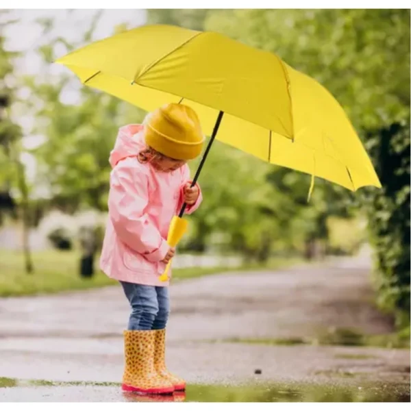 Stylish Banana Shaped Mini Foldable Umbrella (Color: Assorted) - Image 2