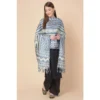 Women's Art Silk Printed Dupatta (Grey, Length: 2.25 to 2.50 Mtr) - Image 3