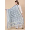 Women's Art Silk Printed Dupatta (Grey, Length: 2.25 to 2.50 Mtr) - Image 2