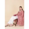 Women's Art Silk Printed Dupatta (Pink, Length: 2.25 to 2.50 Mtr) - Image 2