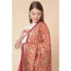 Women's Art Silk Printed Dupatta (Red, Length: 2.25 to 2.50 Mtr) - Image 3