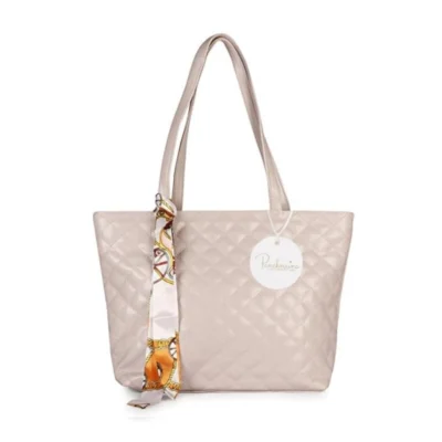 Women's Polyurethane Textured  Shoulder Bag (lavender)