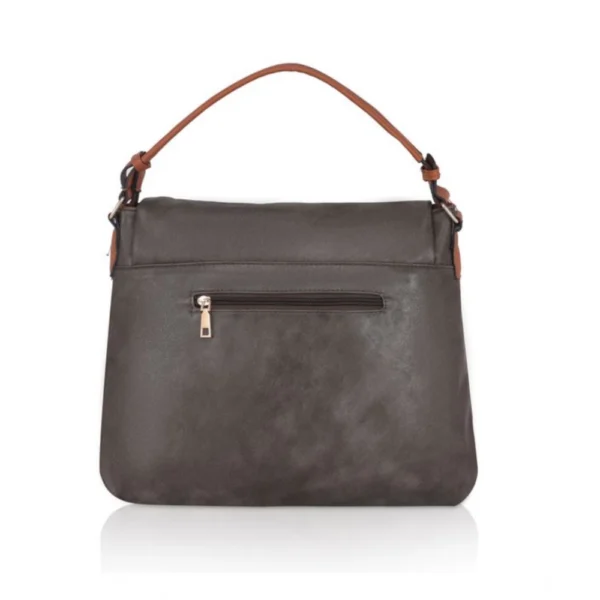Women's Faux Leather Solid Sling Bag (Green) - Image 4