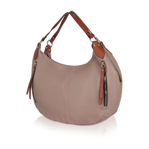 Women's Faux Leather Solid Tote Bag (Multi) - Image 6