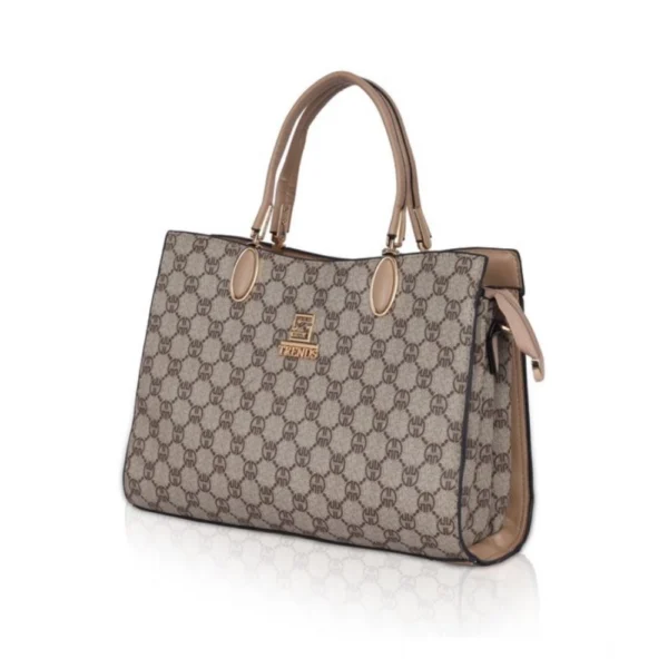 Women's Faux Leather Printed Handbag (Hilver) - Image 6