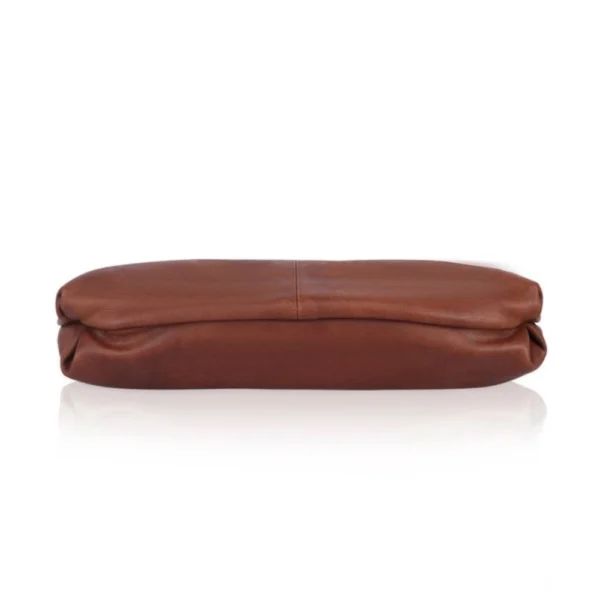 Women's Faux Leather Solid Sling Bag (Brown) - Image 3