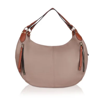 Women's Faux Leather Solid Tote Bag (Multi)