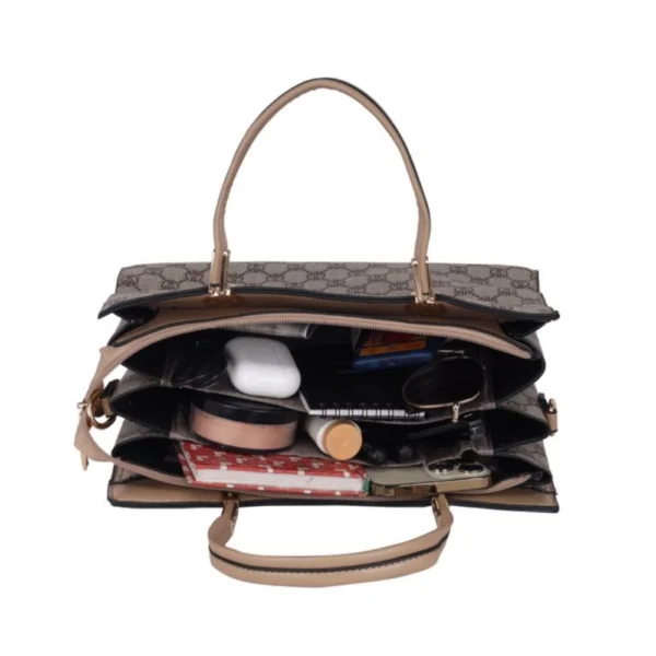 Women's Faux Leather Printed Handbag (Hilver) - Image 2