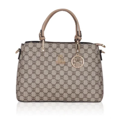 Women's Faux Leather Printed Handbag (Hilver)