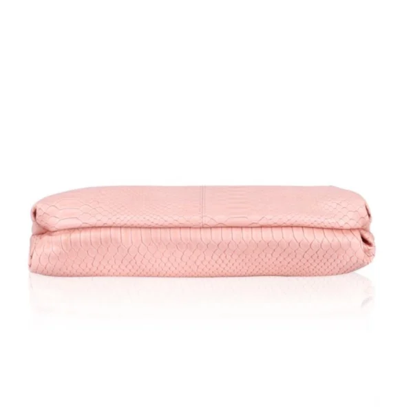 Women's Faux Leather Textured Sling Bag (Pink) - Image 3