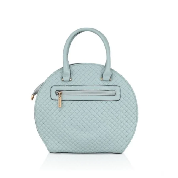 Women's Faux Leather Printed Adjustable Long Belt Handbag (Green) - Image 3