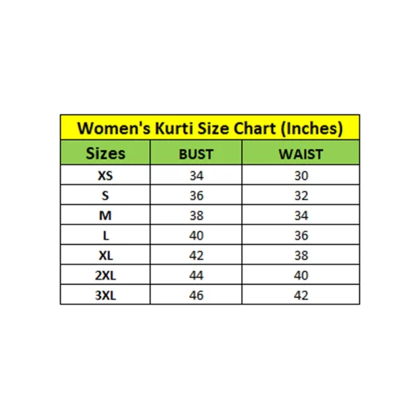 Women's Cotton Blended Printed 3/4th Sleeve Collar Neck Kurti (Red) - Image 2