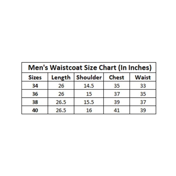 Men's Jacquard Self-Design Sleeveless Mandarin Neck Waistcoat (Cream) - Image 2