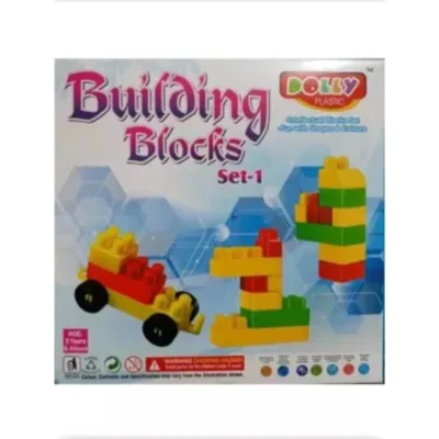Building Blocks Set | Plastic | Educational Kids Collections>Toys | 3+ Years