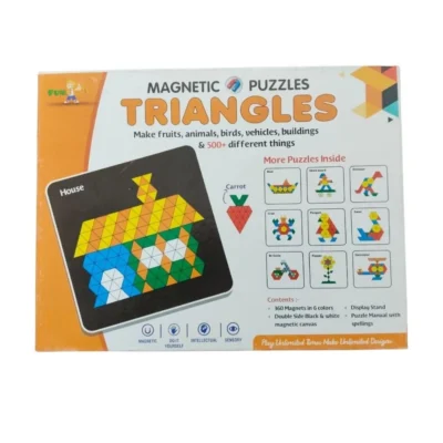 Magnetic Puzzle Triangle |   Cardboard  |   Educational Kids Collections>Toys| 3+ Years