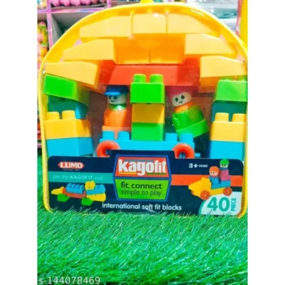 40_Pcs Set Blocks | Plastic | Educational Kids Collections>Toys | 3+ Years